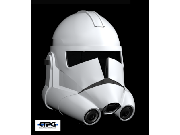 stella guerre clone fase 2 casco animato soldato 3D print model - Mito3D