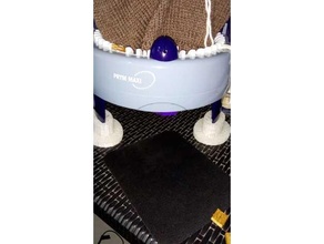 prim maxi midi base piede serratura blocco piedini mulinetto maglia maglieria lana 3d print model - Mito3D