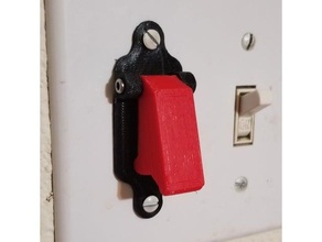 missile switch cover lightswitch 3d print model - Mito3D