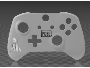 pubg xbox controlador placa frontal 3d print model - Mito3D