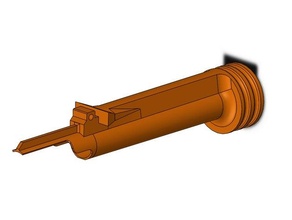 nerf langer Schuss Messing Verschluss Bolzen 3d print model - Mito3D