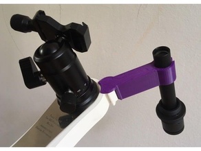 Omegon Minitrack lx2 lx3 Polarskop montieren 3d print model - Mito3D