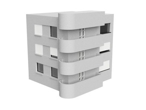 Bauhaus blocos tel aviv 3d print model - Mito3D