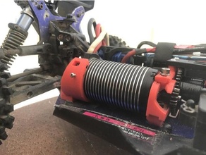 kyosho inferno ve motor mount 3d print model - Mito3D