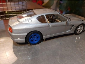 Bburago 1 18 Ferrari 456 substituição retaguarda mag roda 3d print model - Mito3D