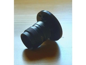 c-mount clamp cmount lens 3d print model - Mito3D