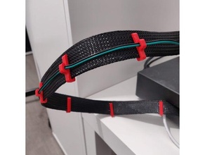 cable abrazadera red et4 3d impresora partes 3d print model - Mito3D