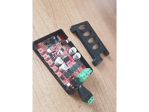 tda7492p audio amplificador caso bainha 3d print model - Mito3D