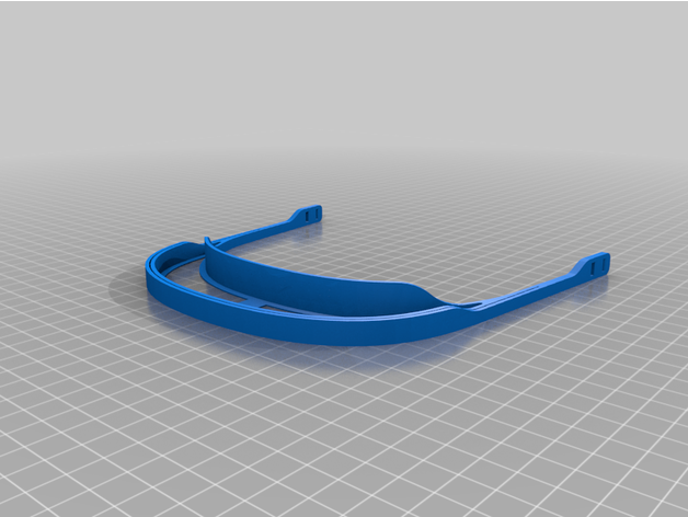 visera paraca proteccion 3D print model - Mito3D