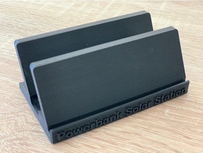 accumulatore energia solare stazione batteria caricabatterie In piedi USB 3d print model - Mito3D