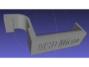 m3d micro 1kg bobine titulaire soutien m3dmicro 3d print model - Mito3D