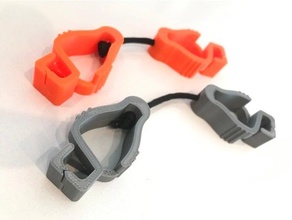 guante clips acortar guantes 3d print model - Mito3D