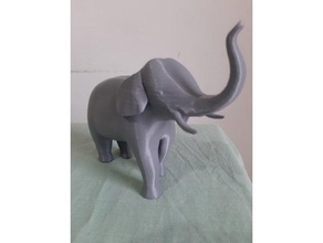puissant l'éléphant 3dmodel 3d imprimante Afrique filet a8 animaux mixeur blender3d dumbo elefante modèle savane sculpture Stampante sauvage 3d print model - Mito3D