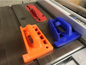 Tabelle Winkel Ruhe Frieden Schlitten drücken Block Ausrüstung Zaun Werkzeug Werkzeuge Dreieck Holzbearbeitung 3d print model - Mito3D