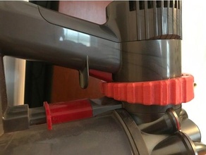 Dyson Vakuum Reiniger auslösen sperren Ring 3d print model - Mito3D