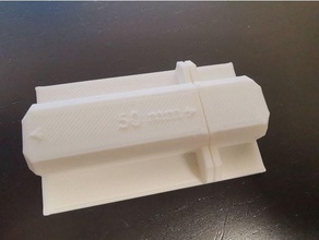 simple ptfe tube cutting guide cutter 3d print model - Mito3D