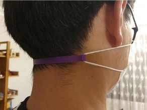 mask earloop hook 3d print model - Mito3D