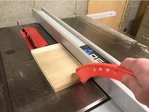 spingere bastone sega tavolo attrezzature sicurezza attrezzo utensili lavorazione legno 3d print model - Mito3D