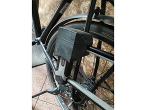 holder abus granite bike locks lock 3d print model - Mito3D