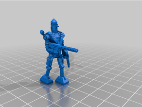 ziggy bot legione robot stella guerre 3d print model - Mito3D