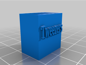 box tweezers storage 3d print model - Mito3D