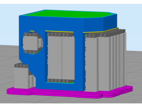 suporte testando elemento configurações fatiador apoia teste 3d print model - Mito3D