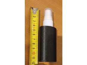 pequeña bolsillo tamaño rociar botella mano desinfectante 3d print model - Mito3D