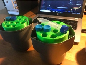 iec centra 7 bucket adaptor 15 centrifuge tubes 3d print model - Mito3D