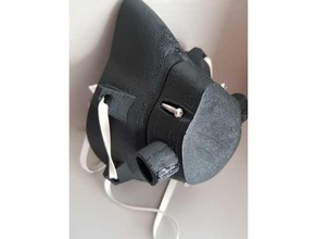 covid 19 Maske Respirator 3d print model - Mito3D