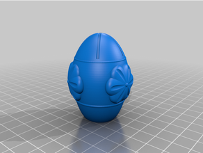 Páscoa ovos flor 3d print model - Mito3D