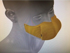 respirateur prototype coronavirus visage masque covid19 covidmask 3d print model - Mito3D