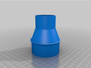 customized vacuum hose aphilpipedapter 3d print model - Mito3D