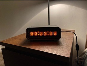 nixie clock 6 digits - vaulttec edition 3d print model - Mito3D