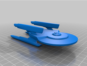 kobayashi maru étoile randonnée église science fiction espace vaisseau spatial transport 3d print model - Mito3D