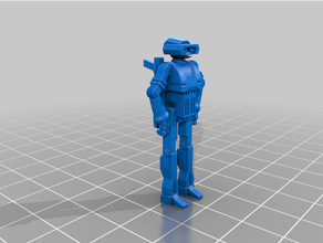 Clever bot Roboter Star Kriege Legion 3d print model - Mito3D