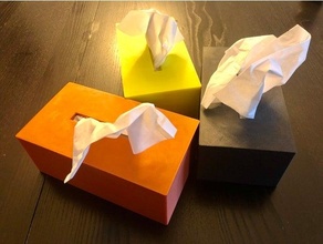 tissue box cover 3d print model - Mito3D