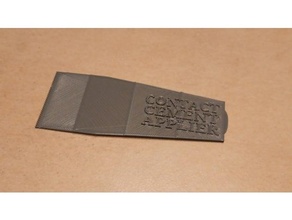 spatula contact cement applicator 3d print model - Mito3D