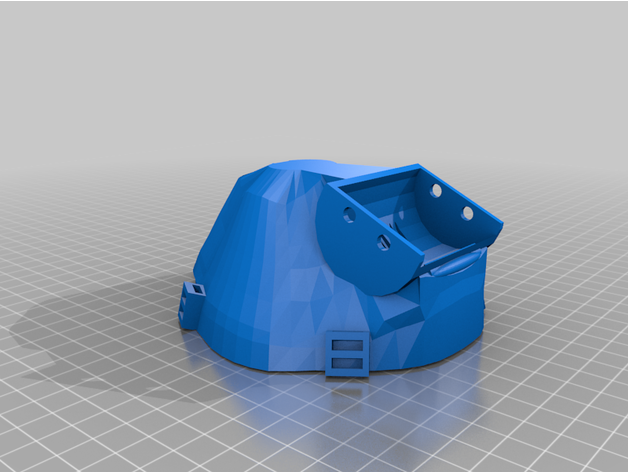 surgical mask reusable 3D print model - Mito3D