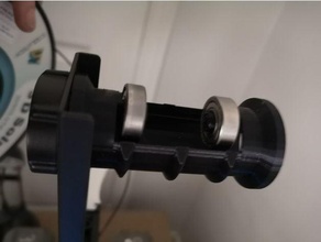 roller bearing spool holder - ender 3 608 skateboard 3d print model - Mito3D