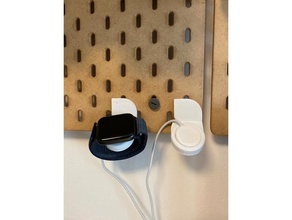 Ikea Skadis elma izlemek şarj cihazı Kulp destek rıhtım 3d print model - Mito3D