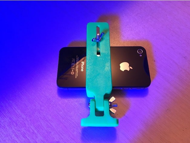 Smartphone monte Câmera Iphone phone ficar pé suporte 3D print model - Mito3D