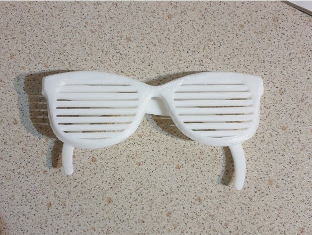 Sonnenbrille Brille 3D print model - Mito3D