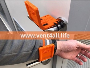 vent4all - door opener 3d print model - Mito3D