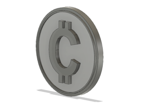 coronacin bitcoin moedas coroa coronavírus engraçado 3d print model - Mito3D