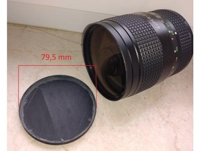 protège objectif miroir 795mm lentille casquette couverture gaine téléobjectif 3d print model - Mito3D