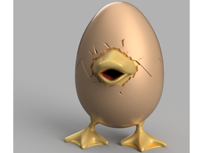 huevo Pato mejorado 3d print model - Mito3D
