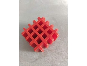 lattice interlocking puzzle 3d print model - Mito3D