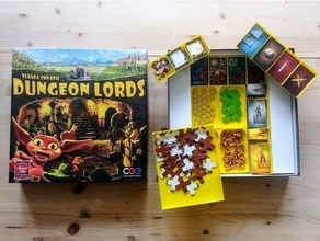 dungeron lords board game organizer 3d print model - Mito3D