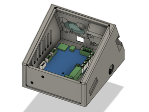 ender 3 external electronics case sd card box creality enclosure remote 3d print model - Mito3D