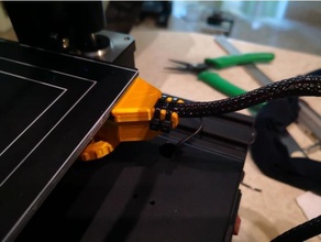 tronxy xy 2 pro lit guider câble 3d print model - Mito3D